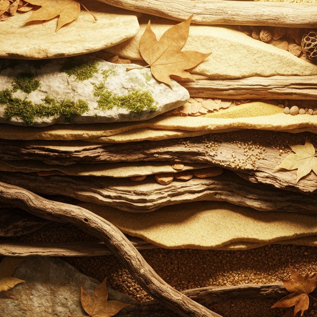 Natural materials texture